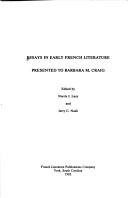 Cover of: Essays in early French literature: presented to Barbara M. Craig