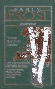 Cover of: Early Frost: The First Three Books (American Poetry)