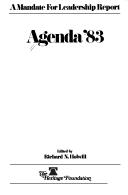 Cover of: Agenda '83 by Richard N. Holwill