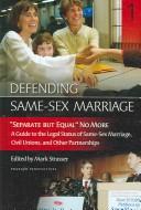 Cover of: Defending Same-sex Marriage by 