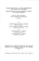 Cover of: Affaire Yağci et Sargin c. Turquie : arrêt du 8 Juin 1995.: B. Affaire Mansur c. Turquie : arrêt du 8 Juin 1995 = A. Case of Yağci and Sargin v. Turkey : judgment of 8 June 1995.  B. Case of Mansur v. Turkey : judgment of 8 June 1995.