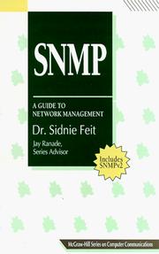 Cover of: SNMP: A Guide to Network Management