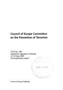 Council of Europe Convention on the Prevention of Terrorism by Council of Europe