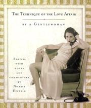 The technique of the love affair by Doris Langley Moore