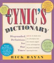 Cover of: Cynic's Dictionary