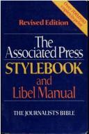 Cover of: The Associated Press stylebook and libel manual | 