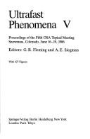 Ultrafast Phenomena V by Graham R. Fleming