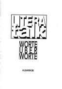 Cover of: Literatalk: Worte über Worte
