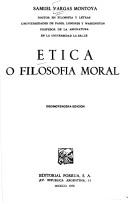 Cover of: Etica, o, filosofia moral.