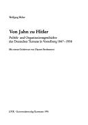 Cover of: Von Jahn zu Hitler by Wolfgang Weber