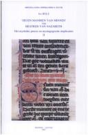Cover of: Seuen Maniren Van Minne' Van Beatrijs Van Nazareth: Het Mystieke Proces En Mystagogische Implicaties I & II (2 volume set) . Miscellanea Neerlandica XXVIII.