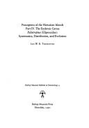 Psocoptera of the Hawaiian Islands, Pt. IV: The Endemic Genus Palistreptus (Elipsocidae) : Systematics, Distribution and Evolution (Bishop Museum Bulletin in Entomology Series, Volume 4) by Ian W. B. Thornton