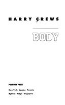 Cover of: Body by Harry Crews