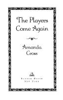 Cover of: The players come again by Amanda Cross