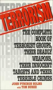 Cover of: Terrorism by John Pynchon Holms