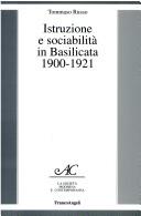 Cover of: Istruzione e sociabilità in Basilicata, 1900-1921