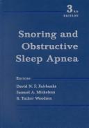 Cover of: Snoring and obstructive sleep apnea by [name missing]