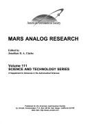 Mars Analog Research by Jonathan D. A. Clarke