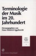 Cover of: Handwörterbuch der musikalischen Terminologie by herausgegeben von Hans Heinrich Eggebrecht.