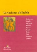 Cover of: Variaciones del Habla by Mario Casalla, Mario Casalla