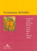 Cover of: Variaciones sobre el habla