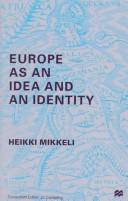 Cover of: Europe as an idea and an entity