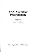 Cover of: VAX assembler programming