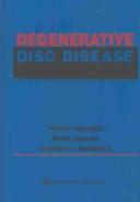 Cover of: Degenerative disc disease