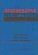 Cover of Degenerative disc disease