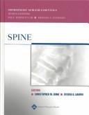 Cover of: Spine (Orthopaedic Surgery Essentials Series) by Christopher M. Bono, Steven R. Garfin, Christopher M Bono, Steven R Garfin, Paul Tornetta, Thomas A Einhorn, Christopher M Bono, Steven R Garfin, Paul Tornetta, Thomas A Einhorn