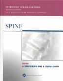 Cover of: Spine by book editors, Christopher M. Bono, Steven R. Garfin.