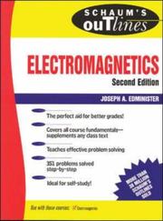 Cover of: Schaum's Outline of  Electromagnetics by Joseph Edminister