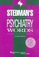 Cover of: Stedman's Psychiatry Words (Stedman's Word Books) by Stedman's