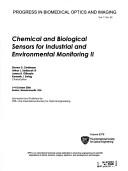 Cover of: Chemical and biological sensors for industrial and environmental monitoring II: 3-4 October, 2006, Boston, Massachusetts, USA