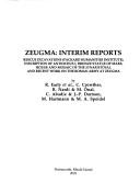 Cover of: Zeugma: interim reports, rescue excavations (Packard Humanities Institute), Inscription of Antiochus I, bronze statue of Mars, house and mosaic of the Synaristôsai, and recent work on the Roman army at Zeugma