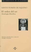 El orden del ser by Thomas Aquinas