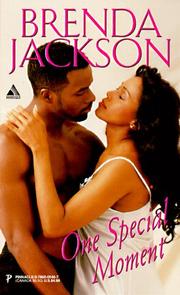Cover of: One Special Moment (Arabesque) by Brenda Jackson