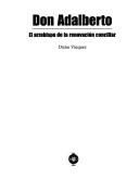 Cover of: Don Adalberto by Dizán Vázquez, Dizán Vázquez