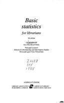 Cover of: Basic statistics for librarians by I. S. Simpson