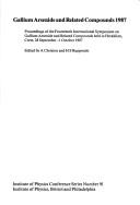 Cover of: Gallium Arsenide and Related Compounds, 1987 (International Symposium on Gallium Arsenide and Related Compounds// Papers)