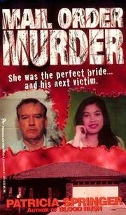 Cover of: Mail order murder | Patricia Springer