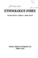 Cover of: Index of Names to the Ethnologue, Languages of the World by Barbara F. Grimes