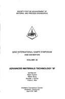 Advanced Materials Technology 87 (International Sampe Symposium and Exhibition//Proceedings) by Ralph Carson