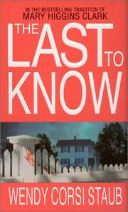 Cover of: The last to know