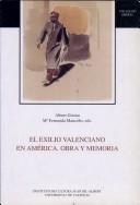 Cover of: El exilio valenciano en América: obra y memoria