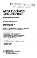 Cover of: Water Resources Infrastructure: Needs, Economics, and Financing