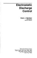 Electrostatic discharge control by Owen J. McAteer