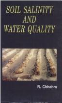 Cover of Soil salinity and water quality by ranbir chhabra