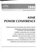 Cover of: 2006 Proceedings Of The Asme Power Conference