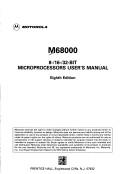 Cover of: M68000 8-/16-/32-bit microprocessors: user's manual.